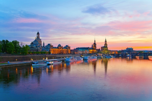 Dresden empfängt Sie mit der Brühlschen Terrasse - dem 