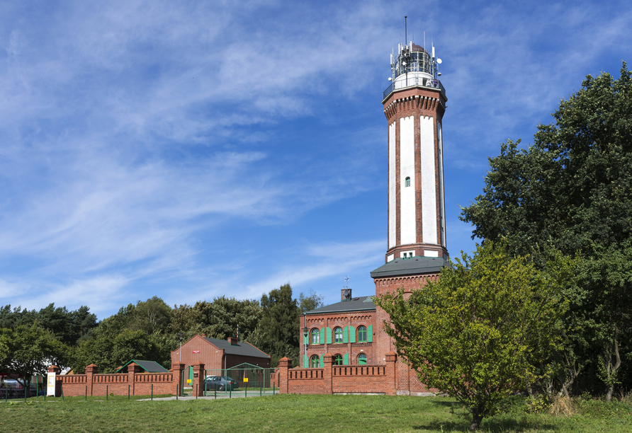 Der Leuchtturm von Niechorze bietet einen wundervollen Ausblick.