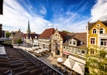 Blick auf die Osterstraße in Hameln