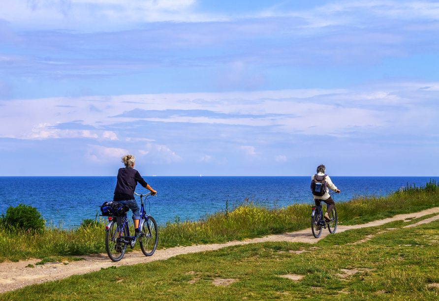 Erkunden Sie die wunderschöne Gegend zum Beispiel bei einer ausgedehnten Fahrradtour.