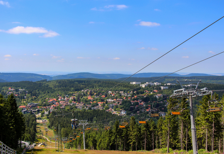 Blick vom Bocksberg auf Hahnenklee