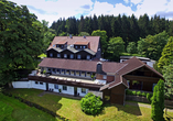 Das Hotel Mein Bergblick begrüßt Sie in idyllischer Umgebung.