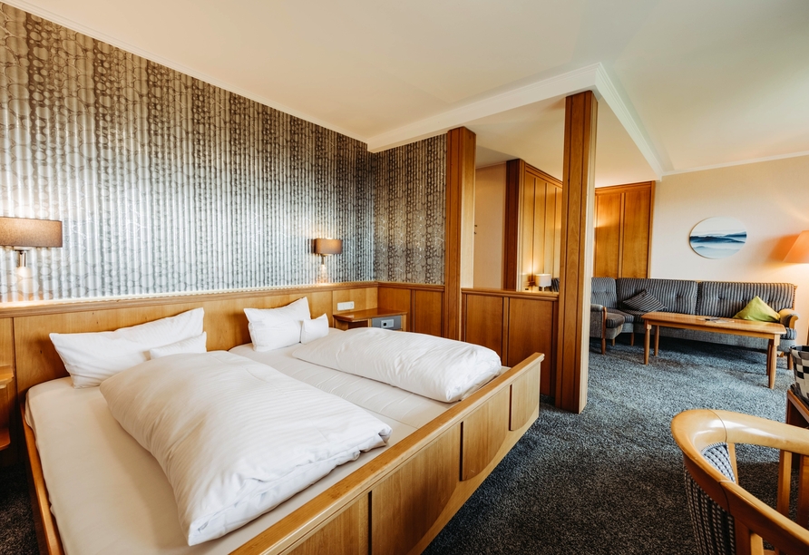 Beipiel einer Juniorsuite im Berghotel Hoher Knochen