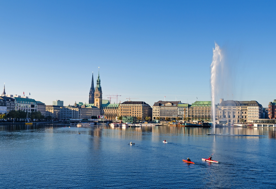 Die Hamburger Binnenalster