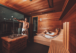 Entspannen Sie in der Sauna des Favorite Parkhotels.