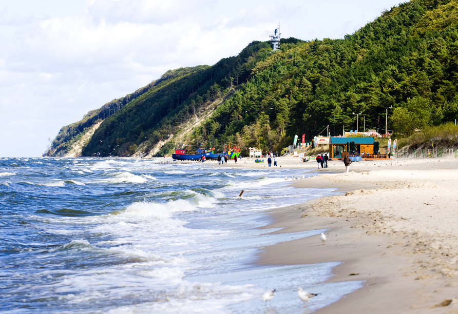 Sammeln Sie unvergessliche Eindrücke am Strand.