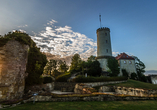 Panoramaaufnahme der Sparrenburg in Bielefeld