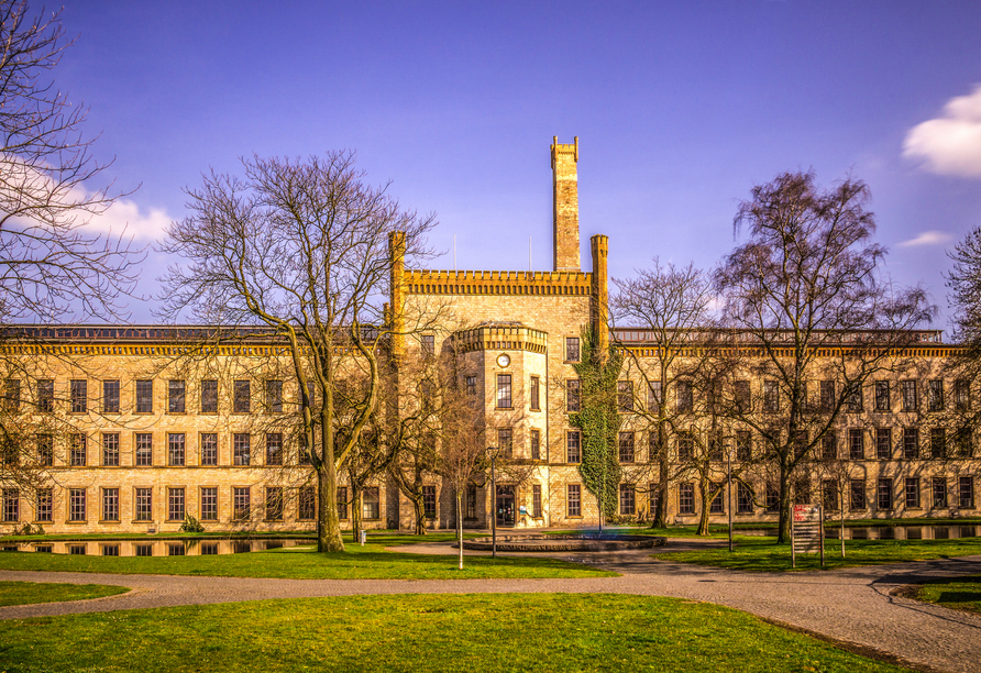 Die Ravensberger Spinnerei in Bielefeld versetzt Sie in alte Zeiten.