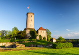 Besuchen Sie die Sparrenburg in Bielefeld.