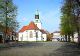 Markante Kirche St. Nikolai in Bad Essen