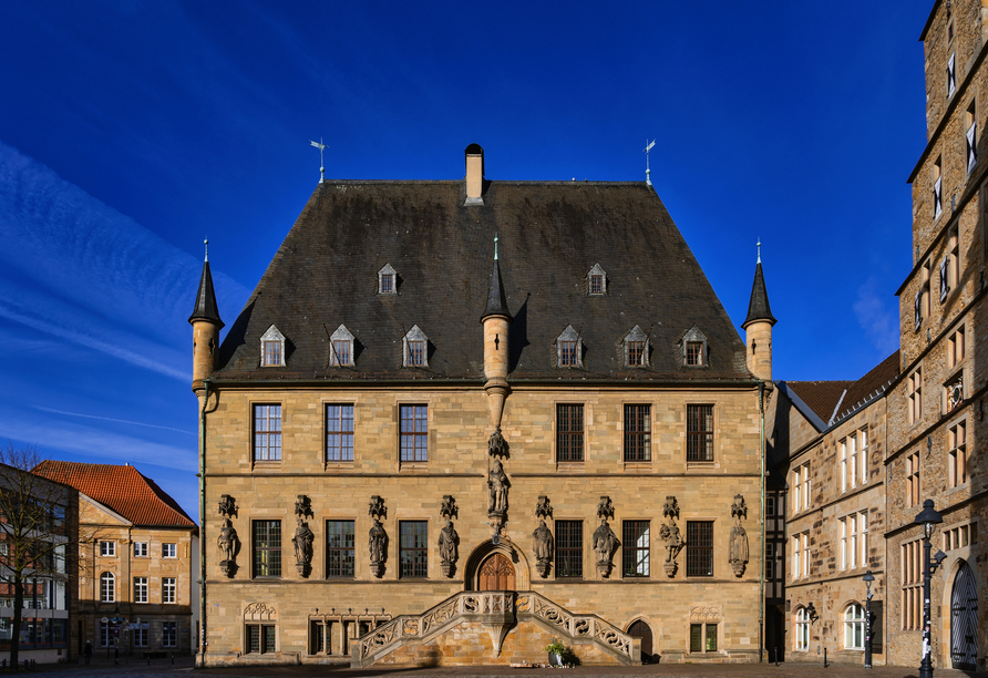 Im Rathaus des Westfälischen Friedens wurde in Osnabrück Geschichte geschrieben.