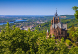 Mystisches Schloss Drachenburg im Siebengebirge