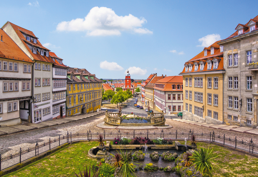 Besuchen Sie auch die historische Altstadt von Gotha.