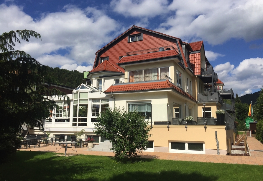 Blick auf die Terrasse