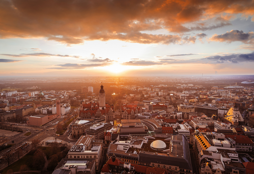 Freuen Sie sich auf einen tollen Städteurlaub in Leipzig. 