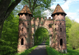 Das Walltor auf dem Radweg von Dessau nach Wörlitz.