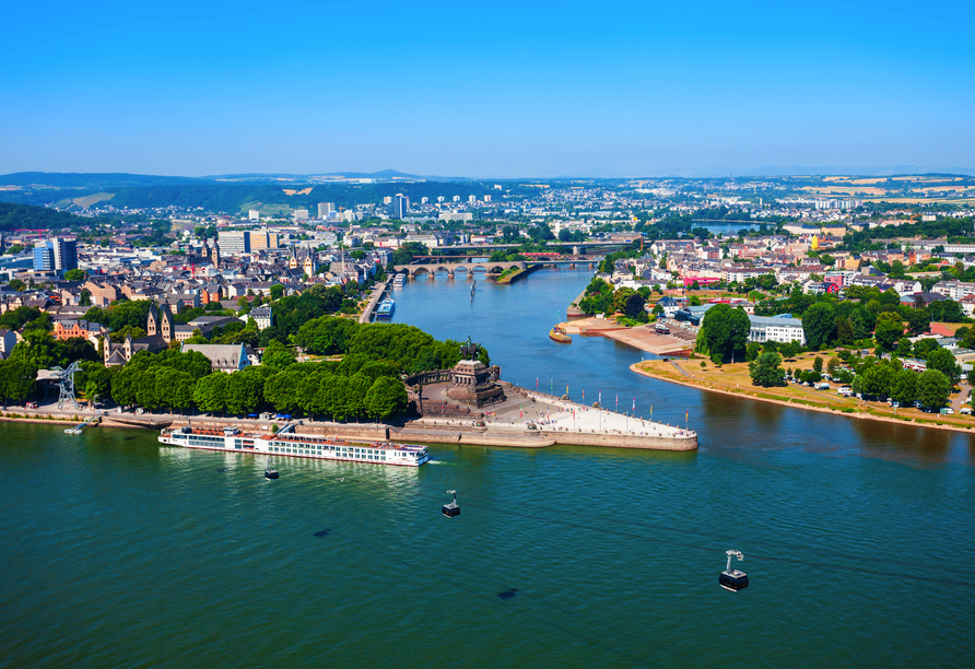 Deutsches Eck in Koblenz