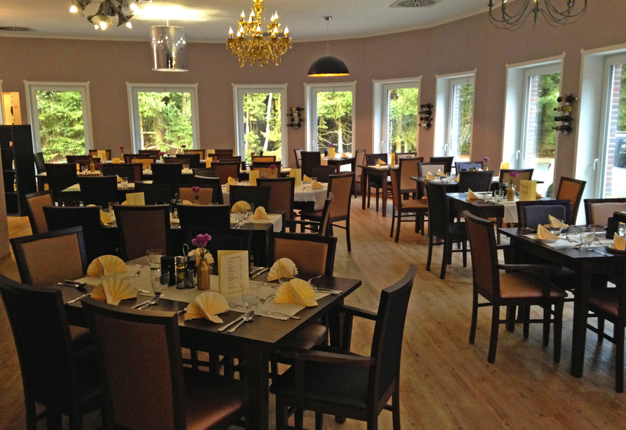 Das Restaurant vom Hotel Haus Hubertus