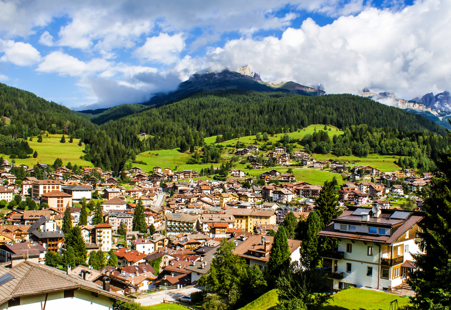 Aussicht über Ihren Urlaubsort Moena