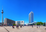 Der Alexanderplatz in Berlin