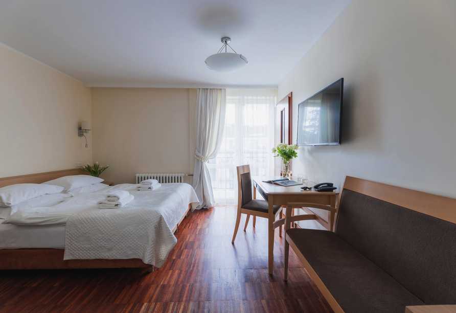 Beispiel Doppelzimmer Komfort mit Balkon