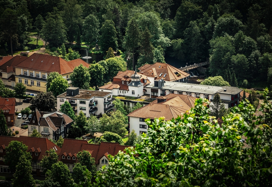 Luftansicht des Resorts