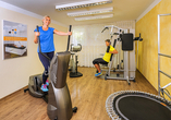 Der Fitnessraum im Kurhotel PANLAND