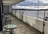 Panoramaterrasse mit Blick auf die Weser