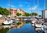 In der Nähe Ihres Inselhotels befindet sich die historische Stadt Stralsund, die Sie besichtigen können.