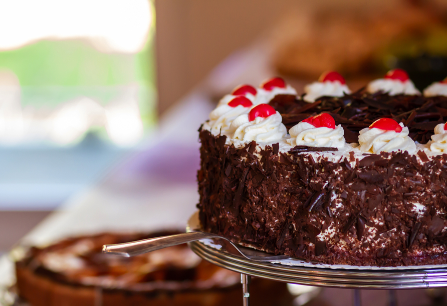 Nirgends schmeckt die Schwarzwälder Kirschtorte so gut wie im Schwarzwald.