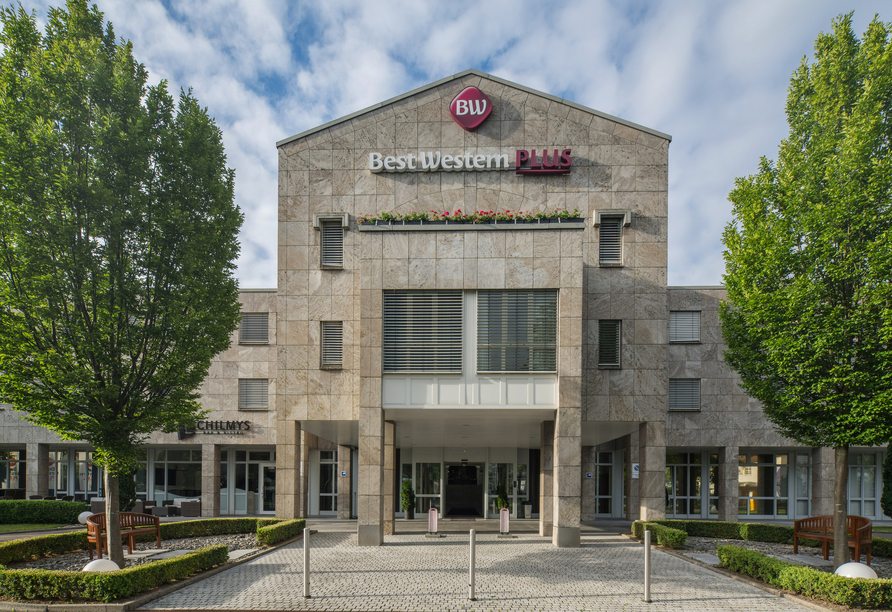 Außenansicht des Best Western Plus Hotels Fellbach-Stuttgart