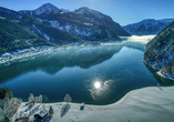 Auch im Winter ist die Region rund um den Achensee wunderschön.