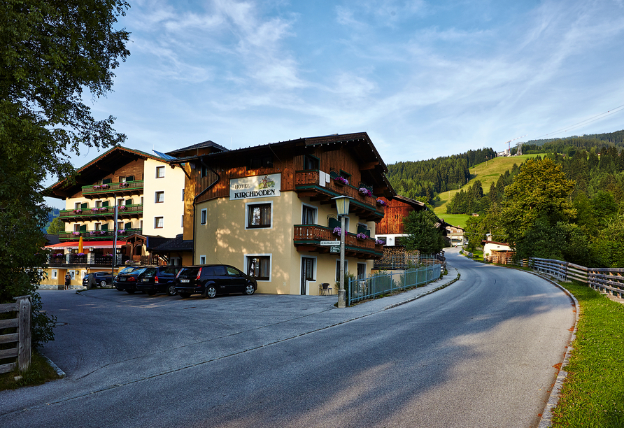 Das Hotel Kirchboden in Wagrain heißt Sie herzlich willkommen im Salzburger Land!