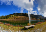 Purer Sonnenschein am Rupertisee in Wagrain