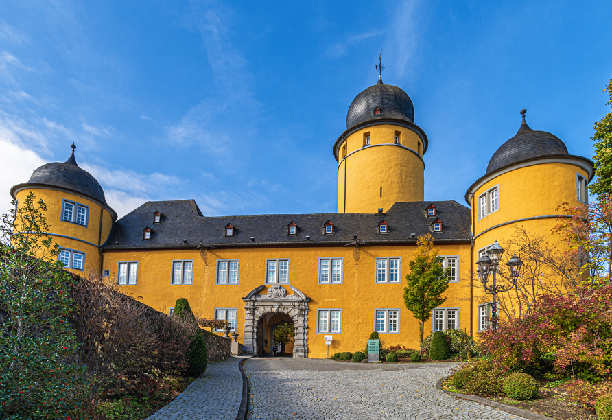 Besuchen Sie das barocke Schloss Montabaur.