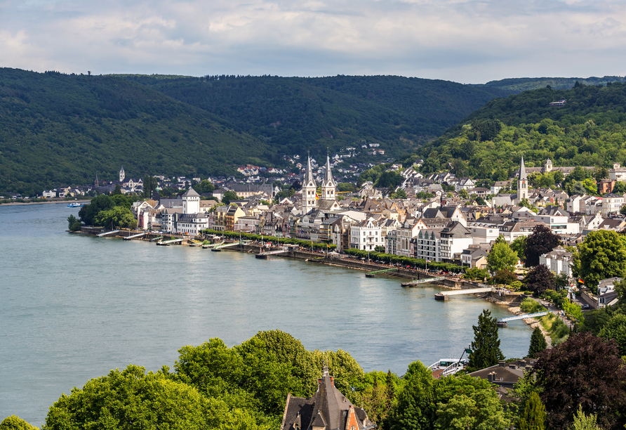 Blick auf Boppard