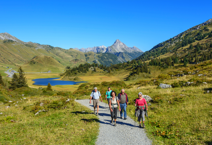 Zahlreiche Wanderwege warten rund um Vorarlberg auf Sie!