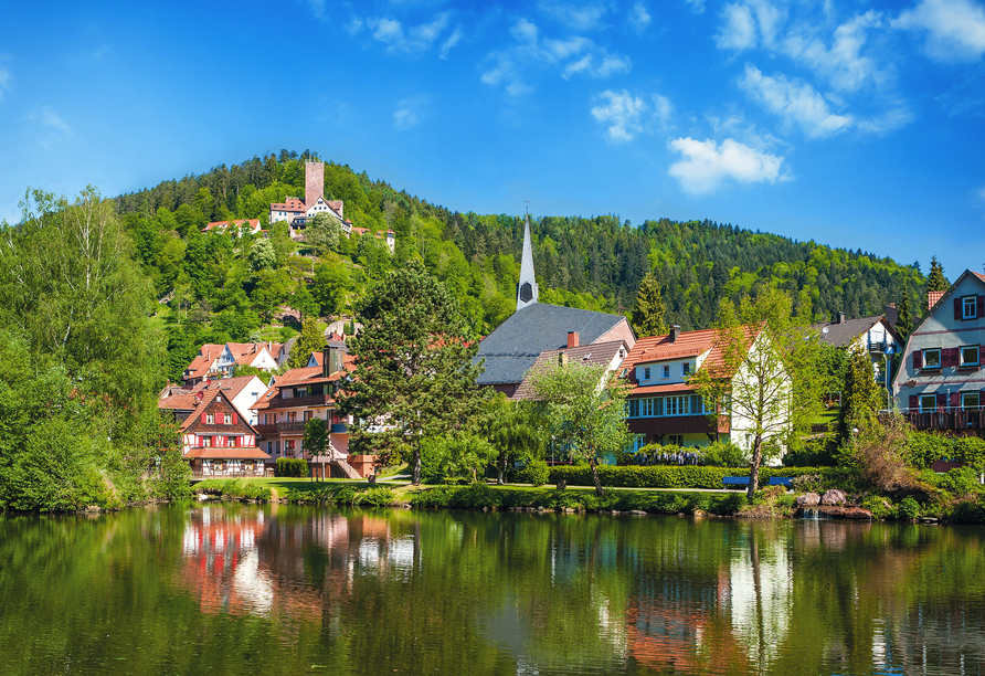 Die Burg Bad Liebenzell ist ein echter Hingucker. 