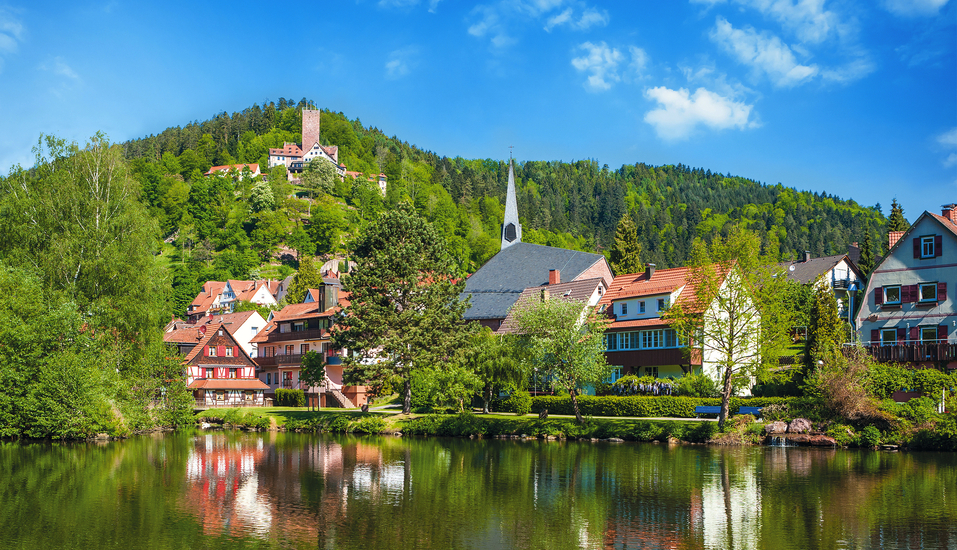 Die Burg Bad Liebenzell ist ein echter Hingucker. 