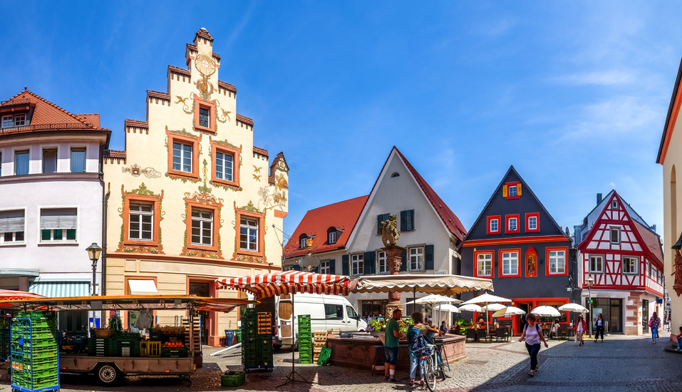 Die Altstadt von Offenburg ist nicht weit entfernt.