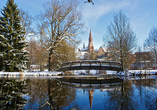 Die Glasstadt Zwiesel im Winter, ein lohnendes Ausflugsziel