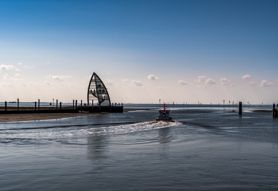 Das Seezeichen ist das Wahrzeichen der Insel Juist.