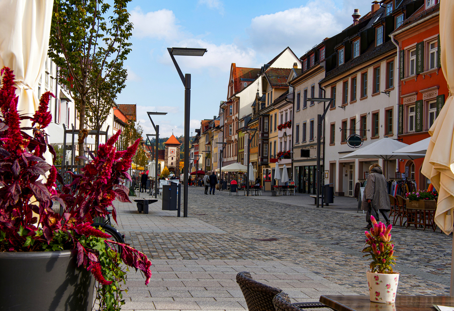 Besuchen Sie die Altstadt von Villingen.