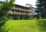 Außenansicht des Landhotel Harz