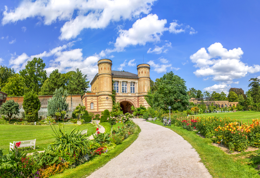 Und auch der Botanische Garten von Karlsruhe lädt Tagesgäste zu einem Besuch ein.