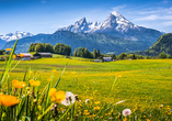 Der eindrucksvolle Watzmann ist der König des Berchtesgadener Landes.