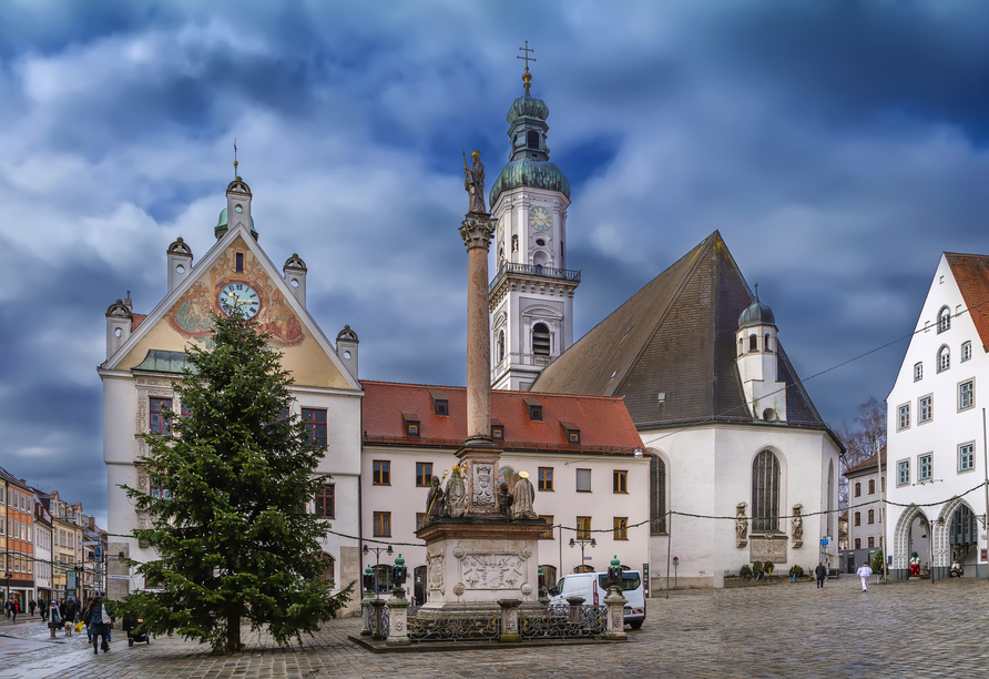 Besuchen Sie die wunderschöne Altstadt von Freising.