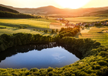 Unternehmen Sie eine Wanderung um die idyllische Bernshäuser Kutte.