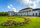 Das Kurhaus in Baden-Baden bietet einen prächtigen Anblick.