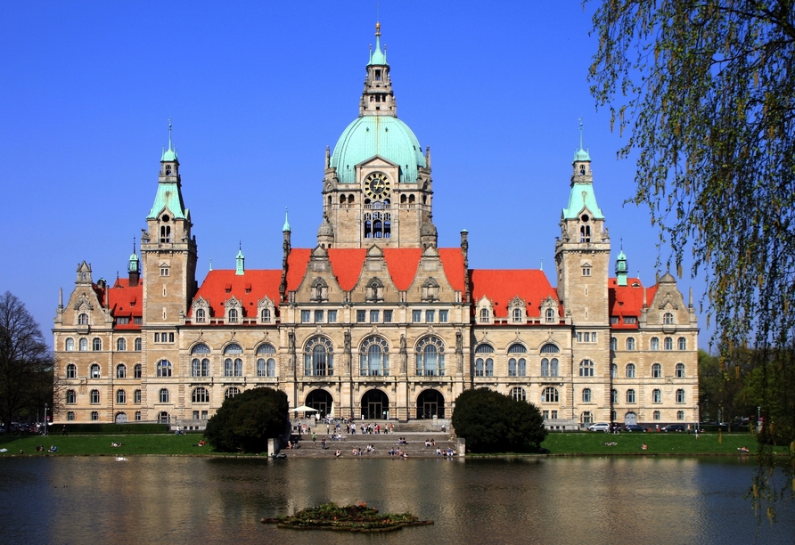 Das Rathaus von Hannover prägt das Stadtbild wie wohl kein anderes Gebäude.